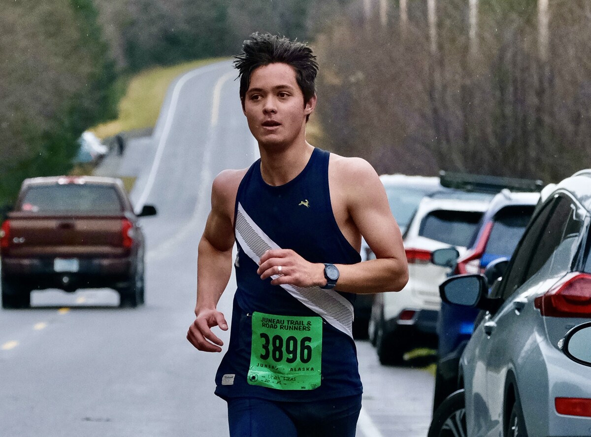 Winner of Juneau's Halloween Half Marathon Petersburg Pilot